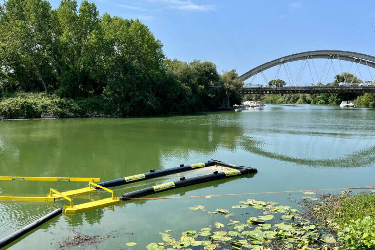 Progetto “RiverKeeping” – Nuova barriera di intercettazione dei rifiuti galleggianti sul fiume Garigliano